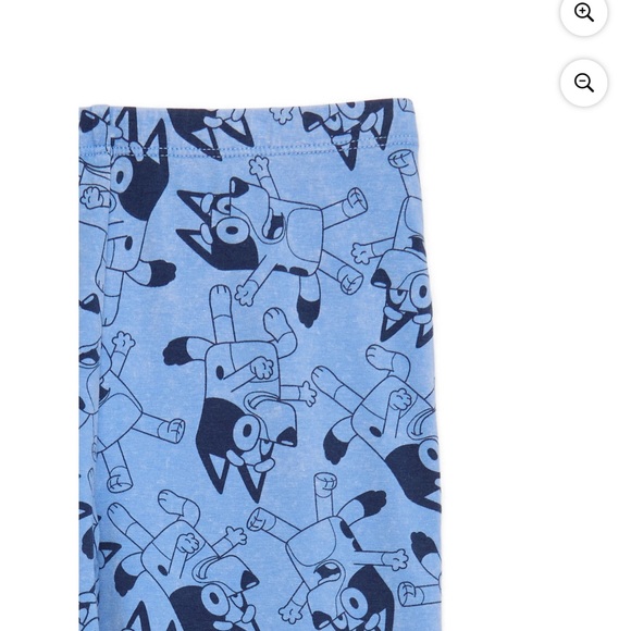 Girl’s Bluey Leggings in Vita Blue by BBC studios- little girls size L (10-12) - Picture 10 of 10